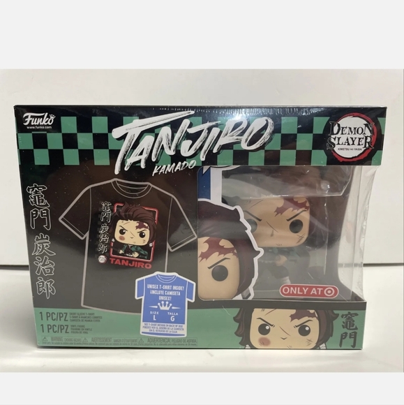 Funko Pop! Demon Slayer Tanjiro Kamado Pop & Tee Target Exclusive Size Large